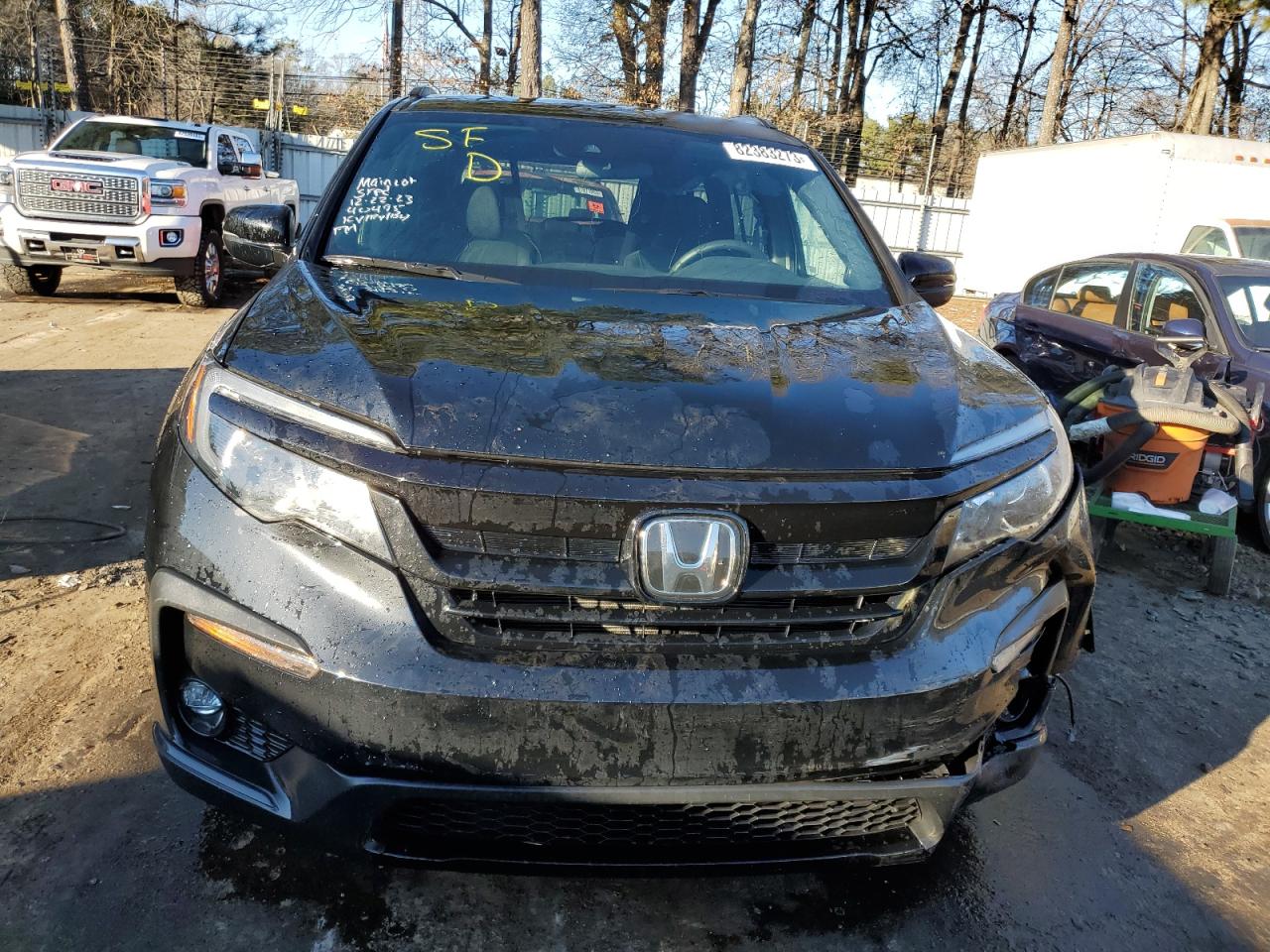 2022 HONDA PILOT SPORT VIN:5FNYF5H31NB007268