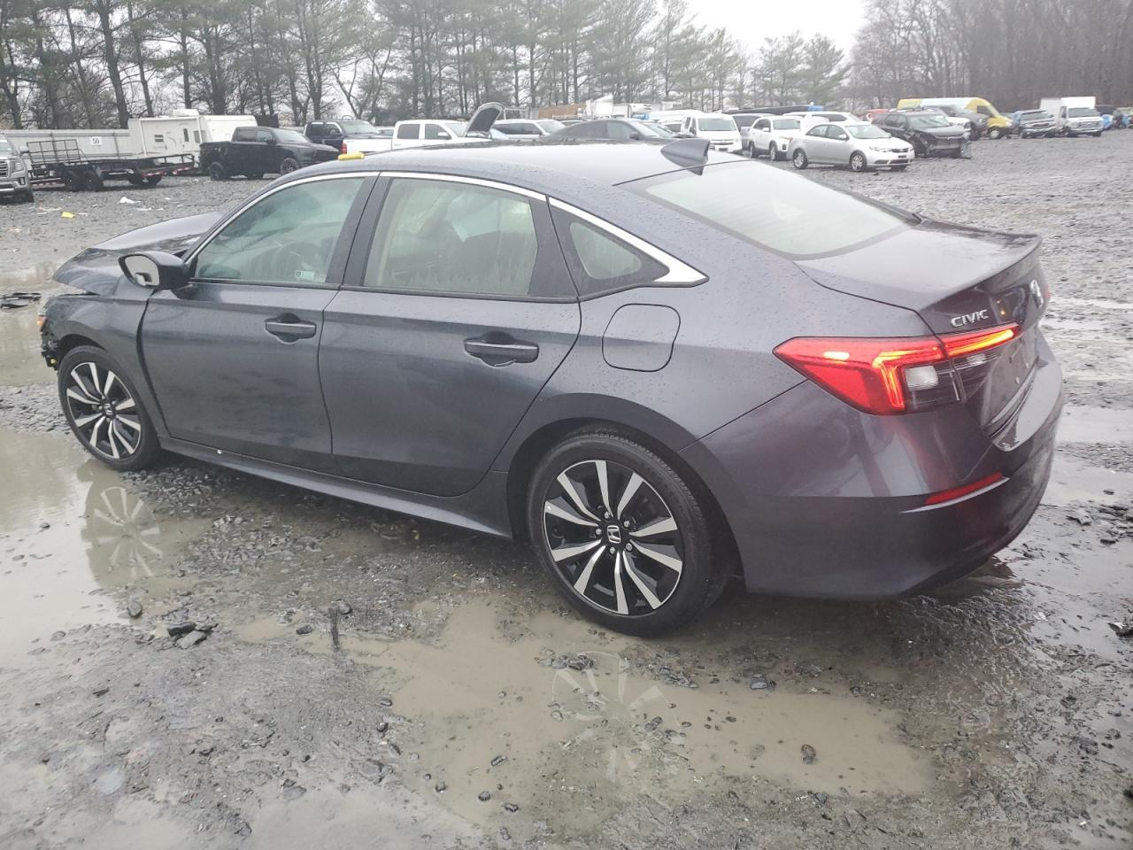 2022 HONDA CIVIC EX VIN:JHMFE1F73NX001291