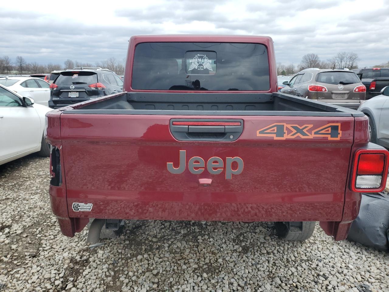 2022 JEEP GLADIATOR MOJAVE VIN:1C6JJTEG3NL134765