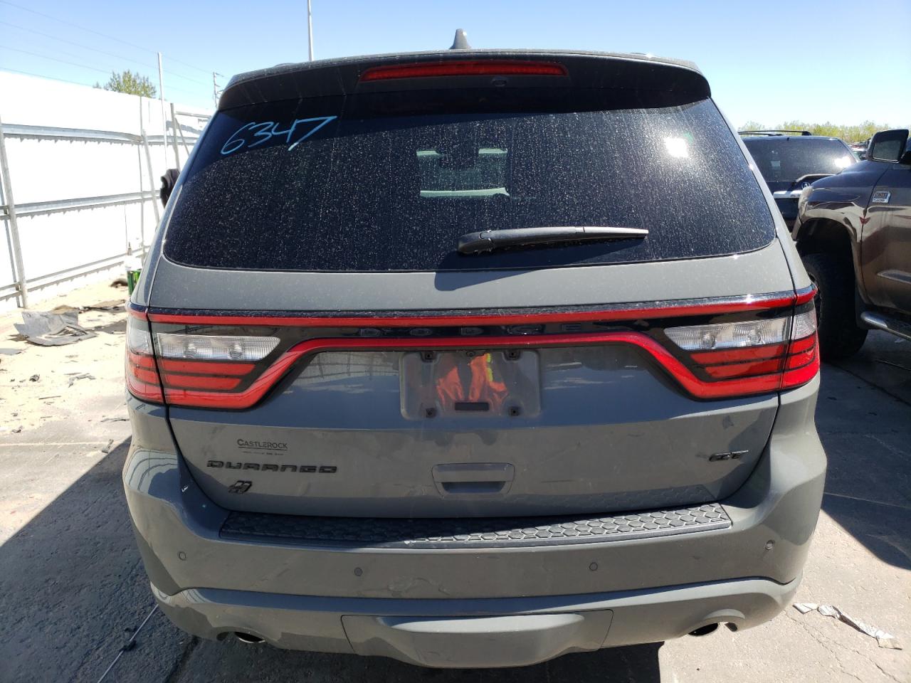 2022 DODGE DURANGO GT VIN:1C4RDJDG4NC206775