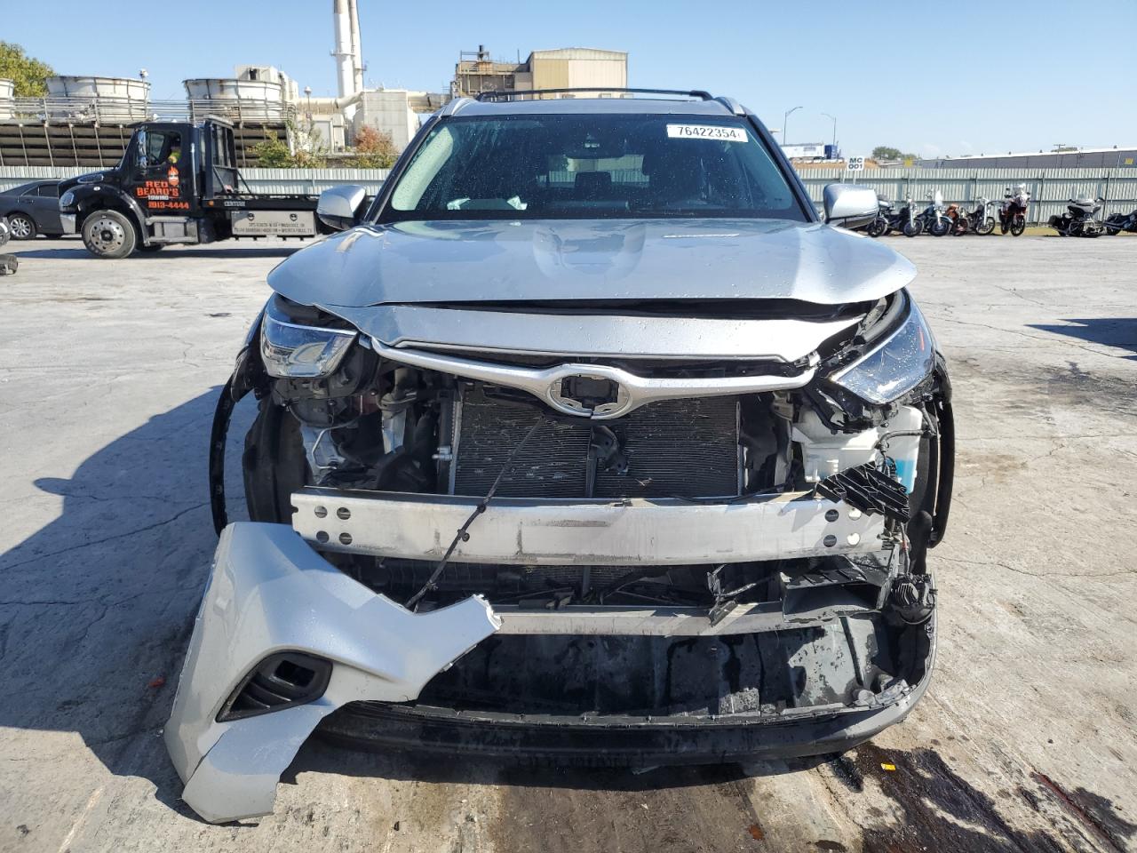 2022 TOYOTA HIGHLANDER XLE VIN:5TDGZRBH3NS175925