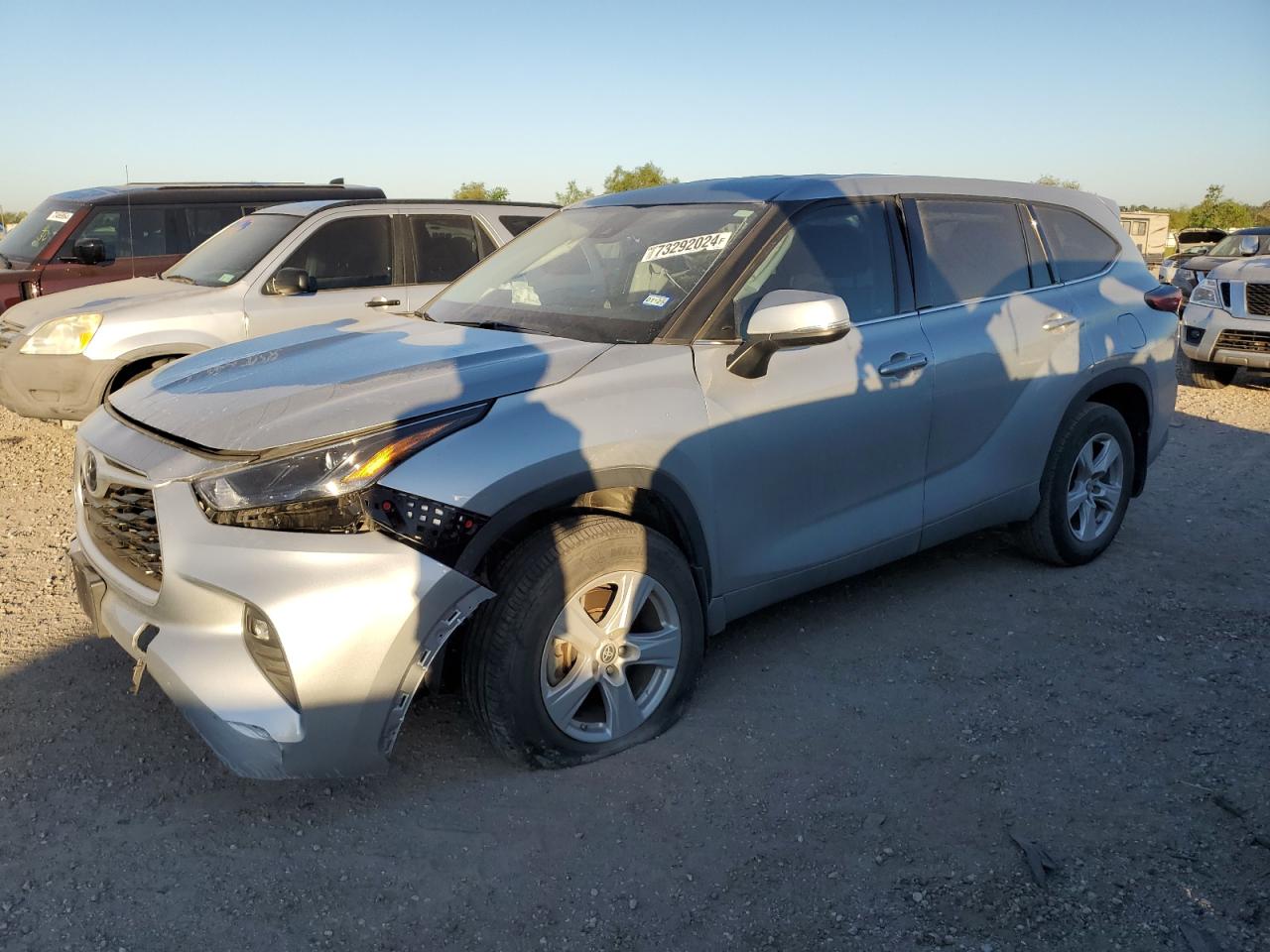 2022 TOYOTA HIGHLANDER L VIN:5TDZZRAHXNS105459