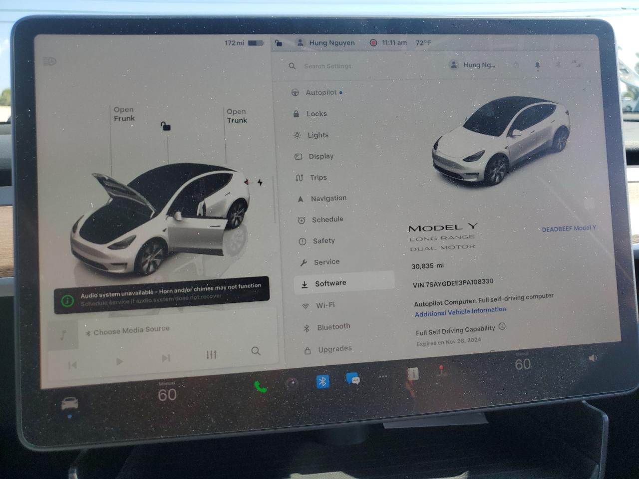 2023 TESLA MODEL Y  VIN:7SAYGDEE3PA108330