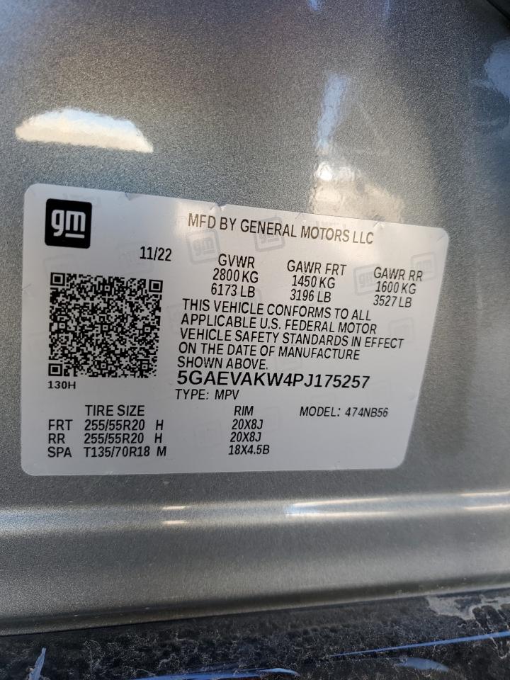 2023 BUICK ENCLAVE ESSENCE VIN:5GAEVAKW4PJ175257