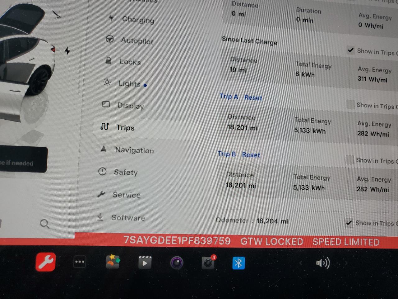 2023 TESLA MODEL Y  VIN:7SAYGDEE1PF839759