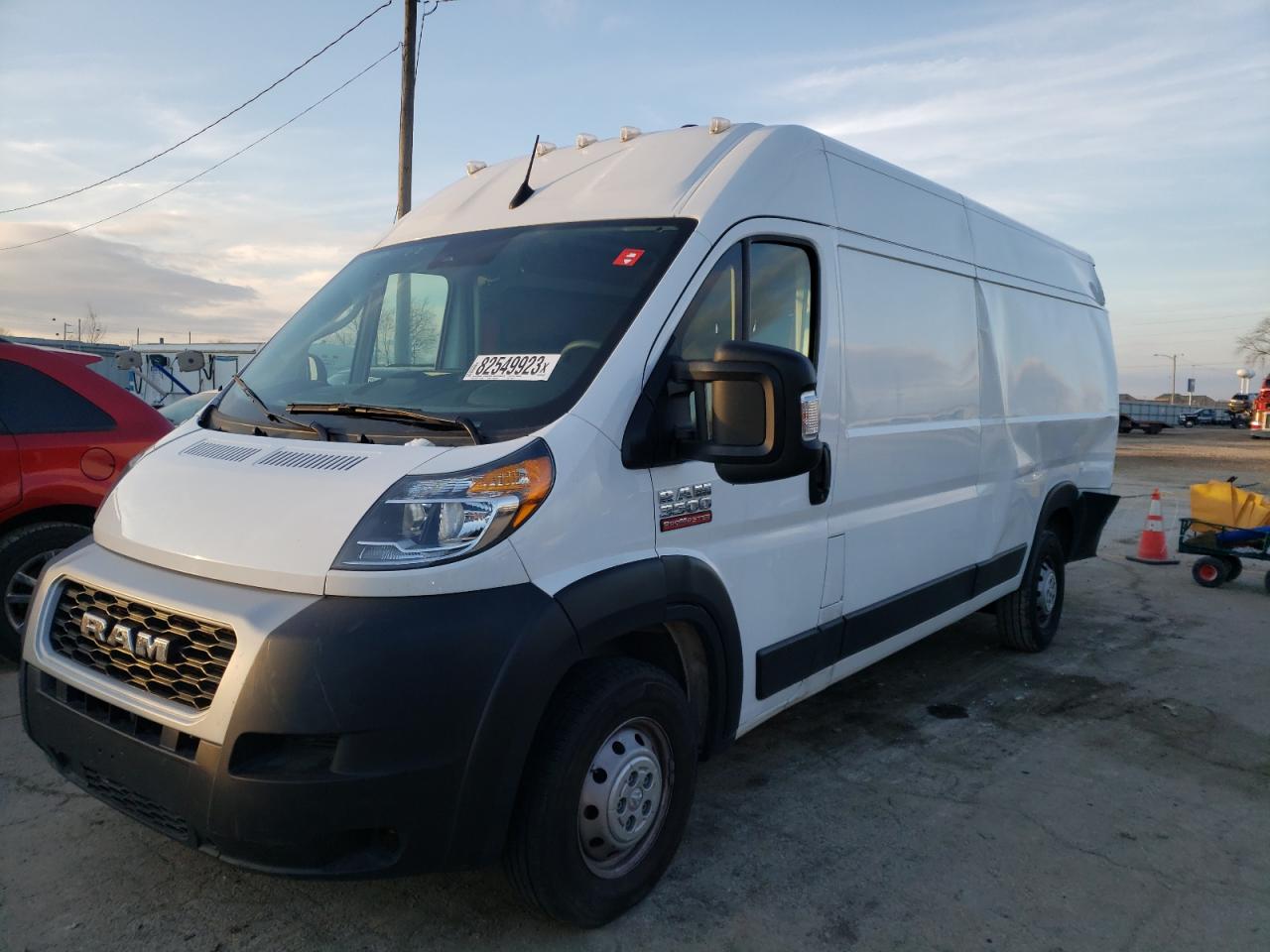 2022 RAM PROMASTER 3500 3500 HIGH VIN:3C6MRVJGXNE139168