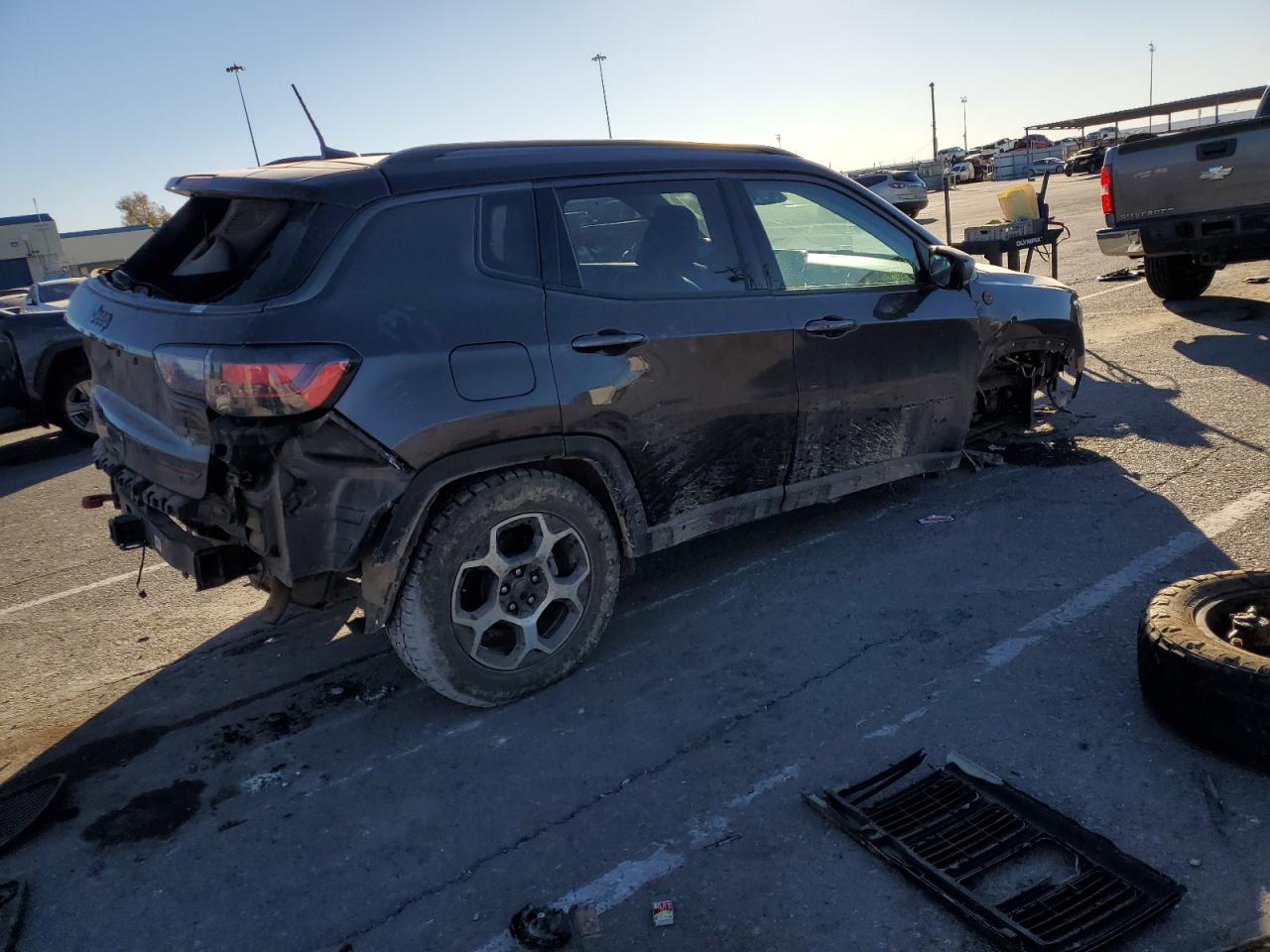 2022 JEEP COMPASS TRAILHAWK VIN:3C4NJDDB0NT122602