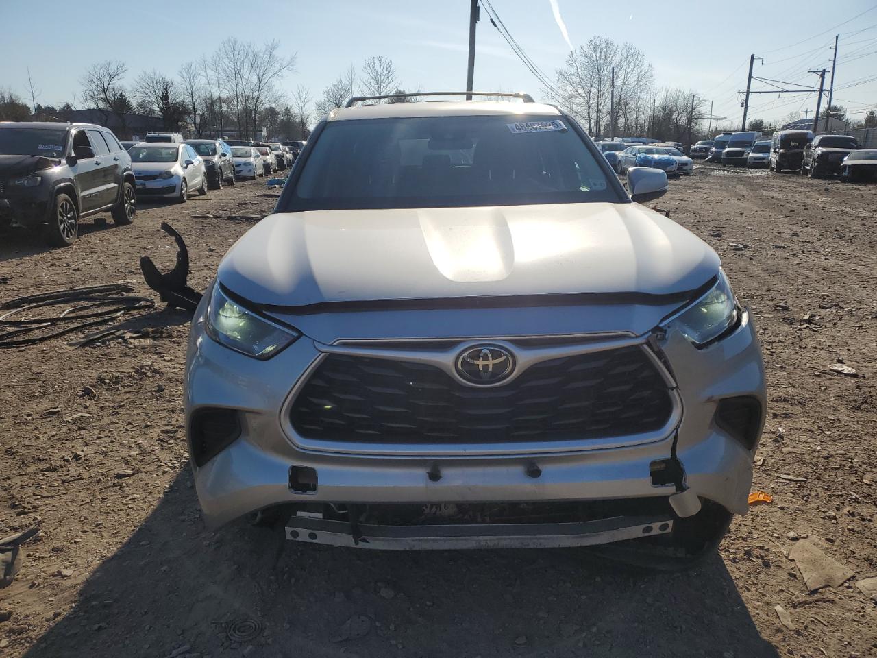 2022 TOYOTA HIGHLANDER L VIN:5TDCZRBH2NS234381