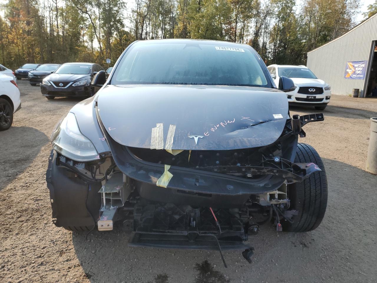 2023 TESLA MODEL Y  VIN:7SAYGDEEXPF774071