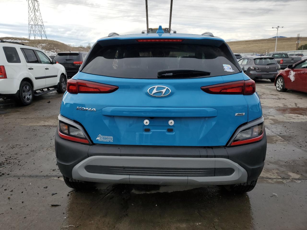 2023 HYUNDAI KONA SEL VIN:KM8K6CAB2PU984520