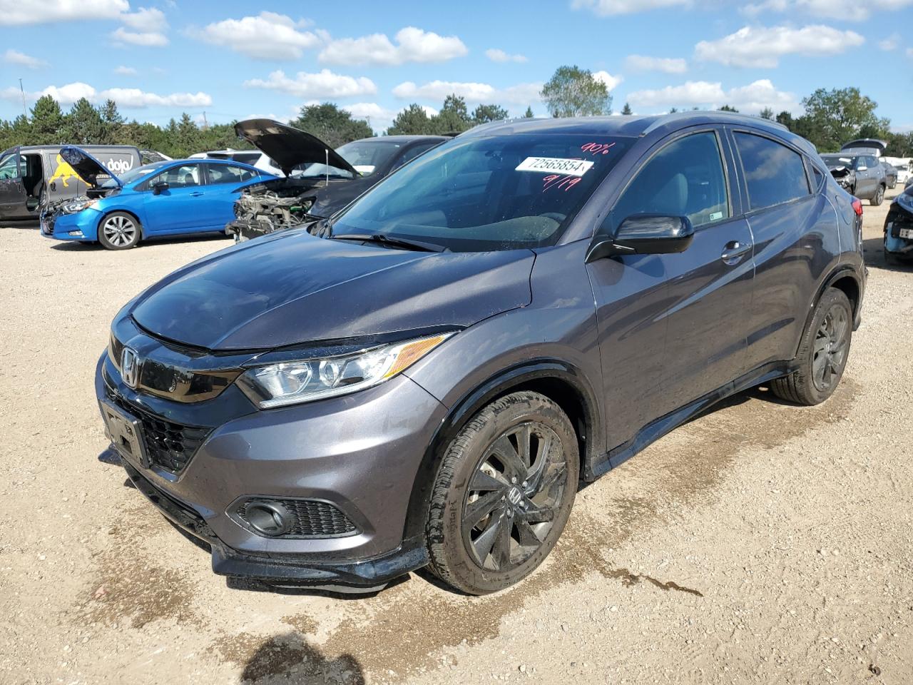 2022 HONDA HR-V SPORT VIN:3CZRU6H17NM769377