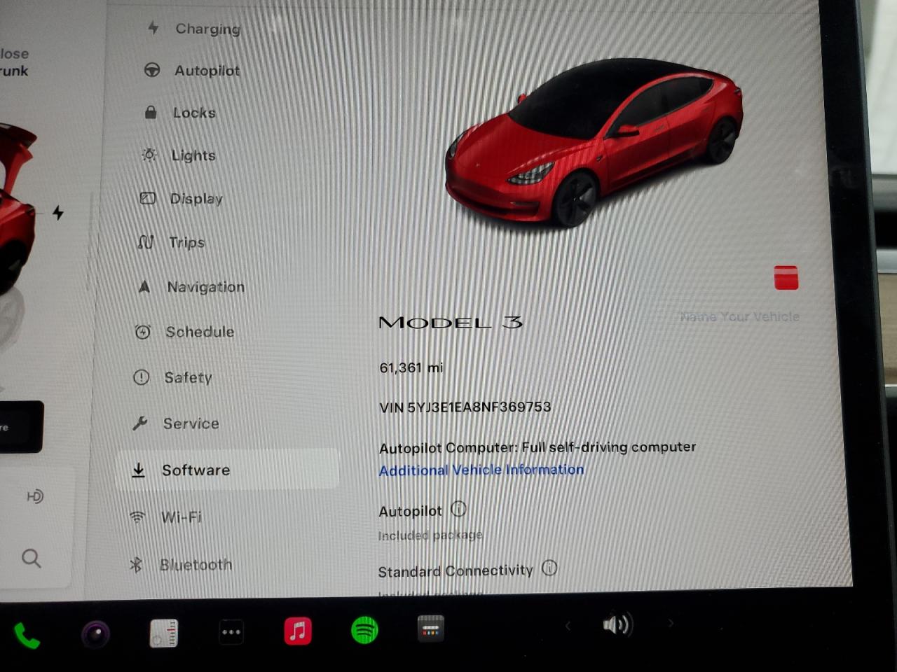 2022 TESLA MODEL 3  VIN:5YJ3E1EA8NF369753