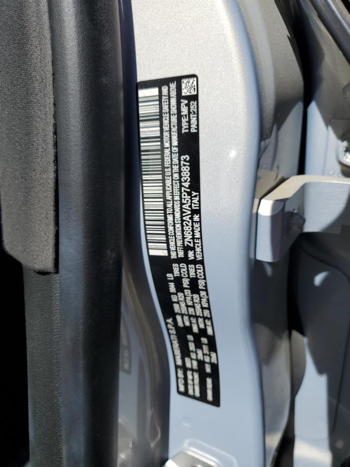 2023 MASERATI GRECALE GT VIN:ZN682AVA5P7438873