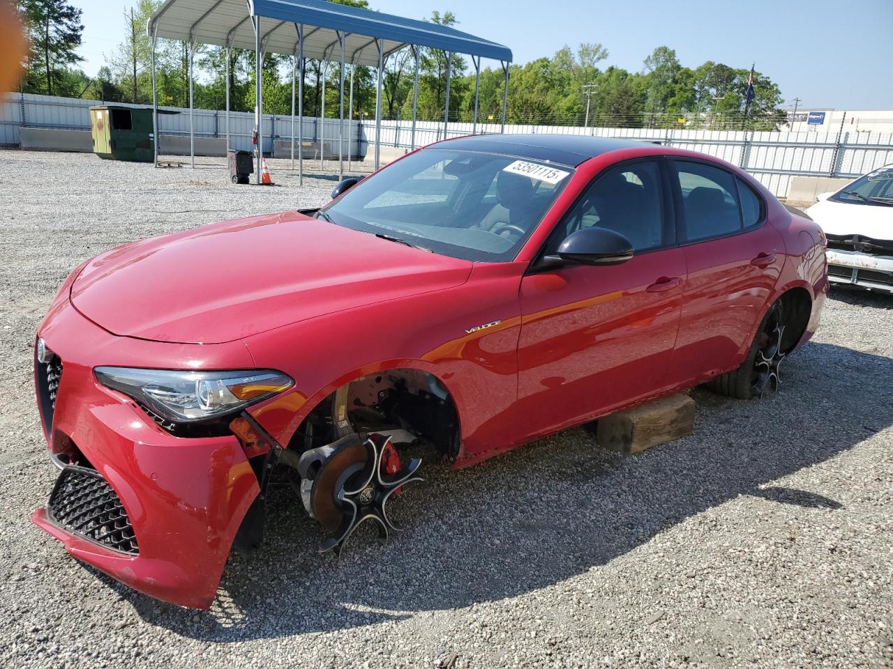 2022 ALFA ROMEO GIULIA SUPER VIN:ZARFANBN0N7652828