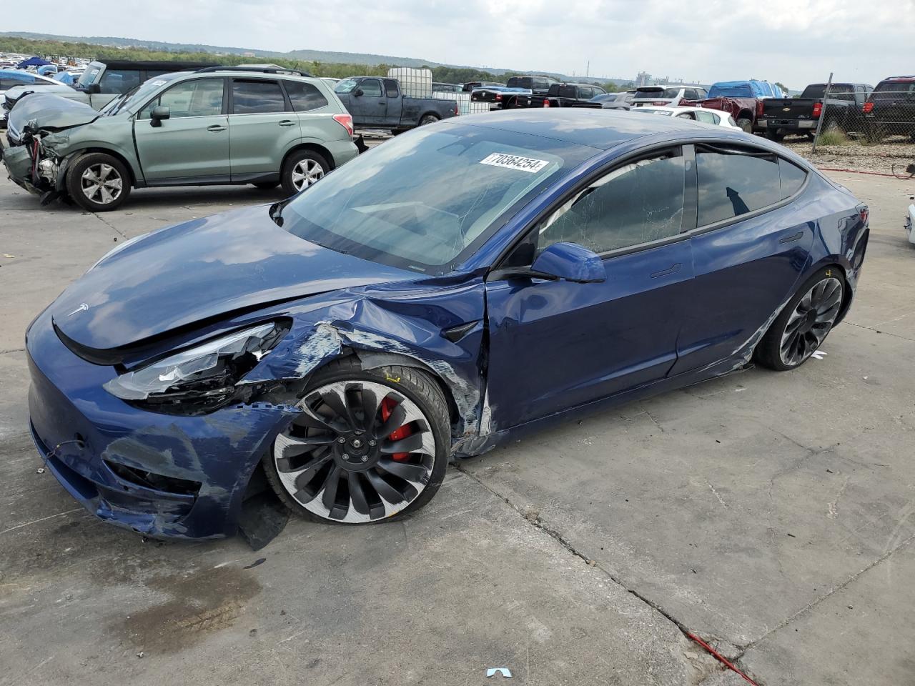 2022 TESLA MODEL 3  VIN:5YJ3E1EC5NF198011
