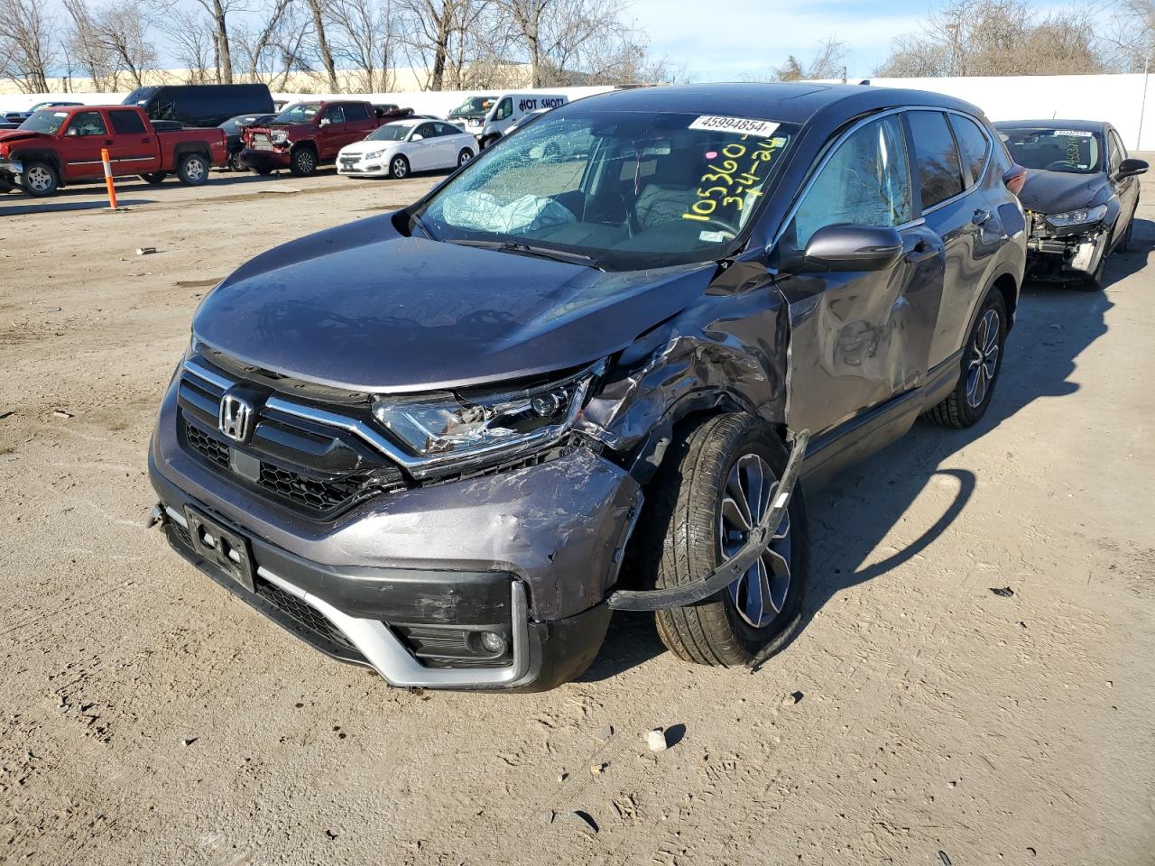 2022 HONDA CR-V EXL VIN:5J6RW2H86NA004318