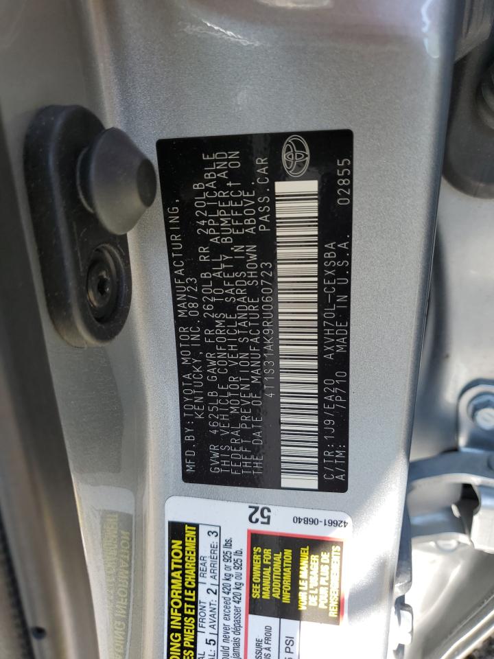 2024 TOYOTA CAMRY SE NIGHT SHADE VIN:4T1S31AK9RU060723