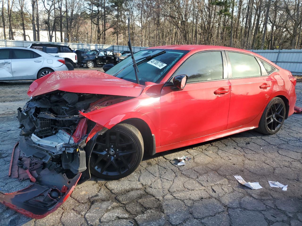 2022 HONDA CIVIC SPORT VIN:2HGFE2F59NH535035