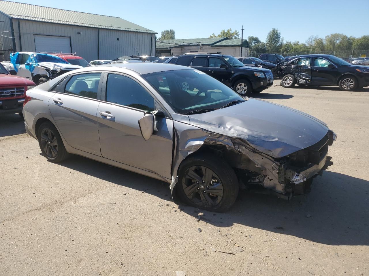 2023 HYUNDAI ELANTRA BLUE VIN:KMHLM4AJ7PU090262