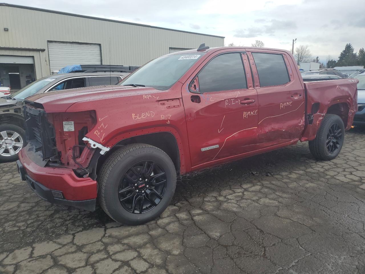 2023 GMC SIERRA K1500 ELEVATION VIN:3GTUUCED3PG174587