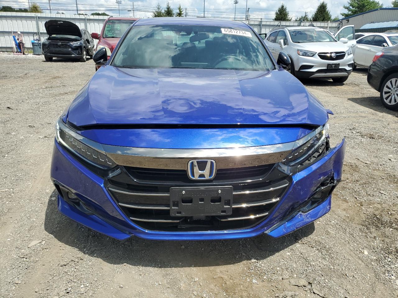 2022 HONDA ACCORD HYBRID SPORT VIN:1HGCV3F26NA038991