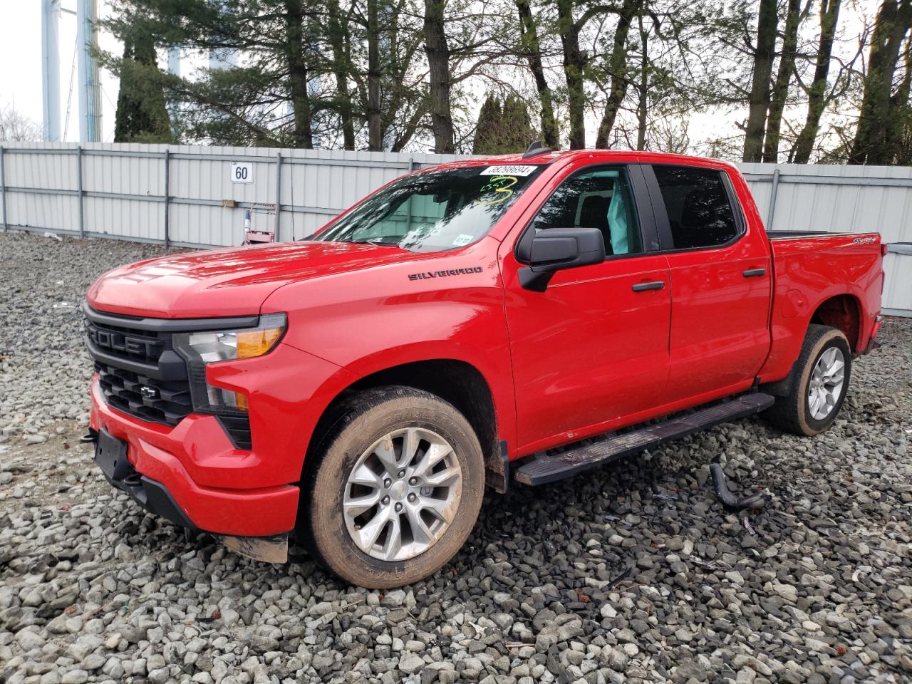 2022 CHEVROLET SILVERADO K1500 CUSTOM VIN:1GCPDBEK7NZ551425