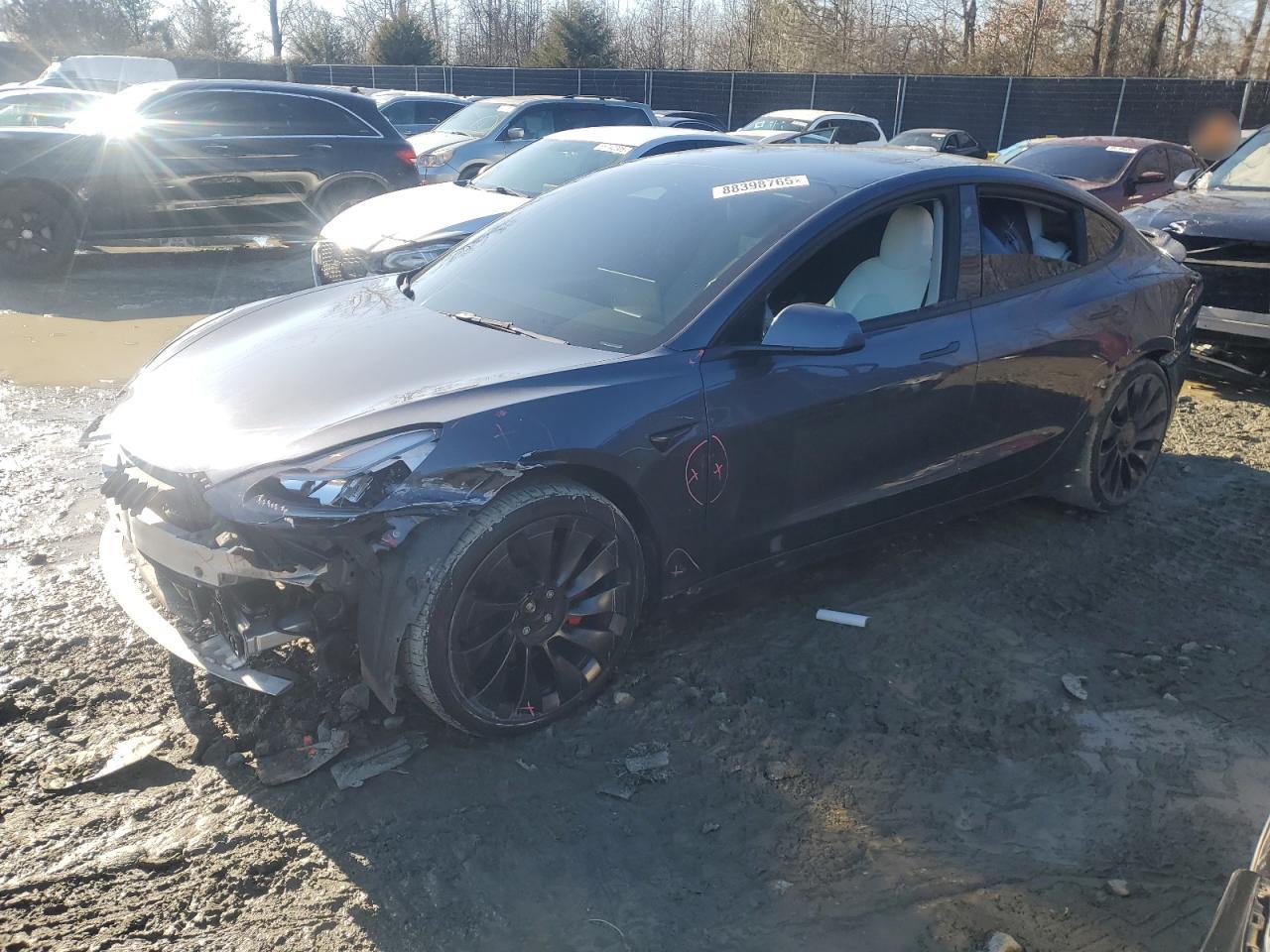 2022 TESLA MODEL 3  VIN:5YJ3E1ECXNF163299