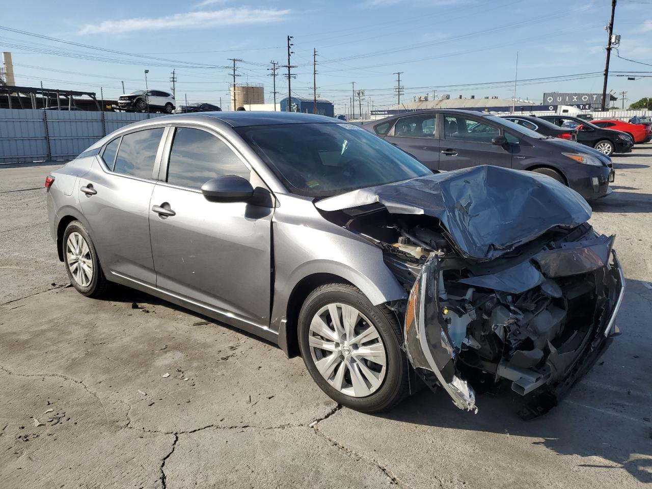 2022 NISSAN SENTRA S VIN:3N1AB8BV7NY284846