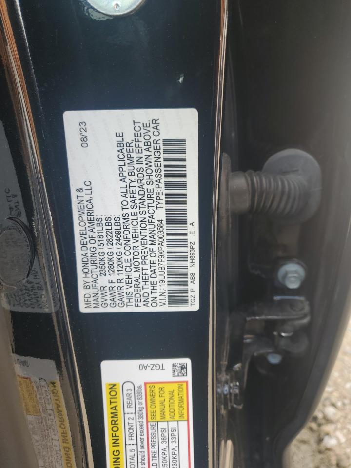 2023 ACURA TLX TYPE S VIN:19UUB7F9XPA003584
