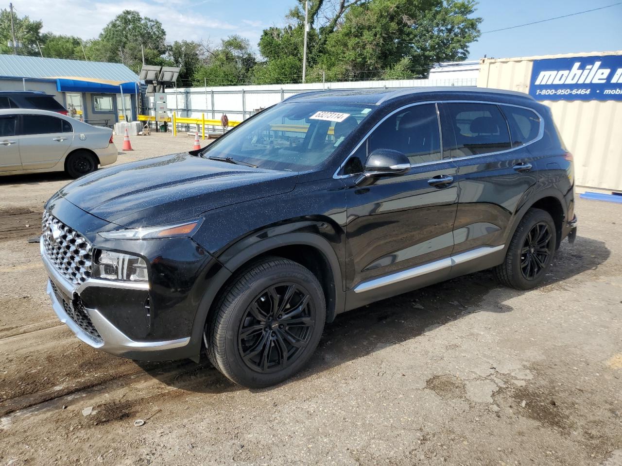 2022 HYUNDAI SANTA FE BLUE VIN:KM8S2DA18NU040422