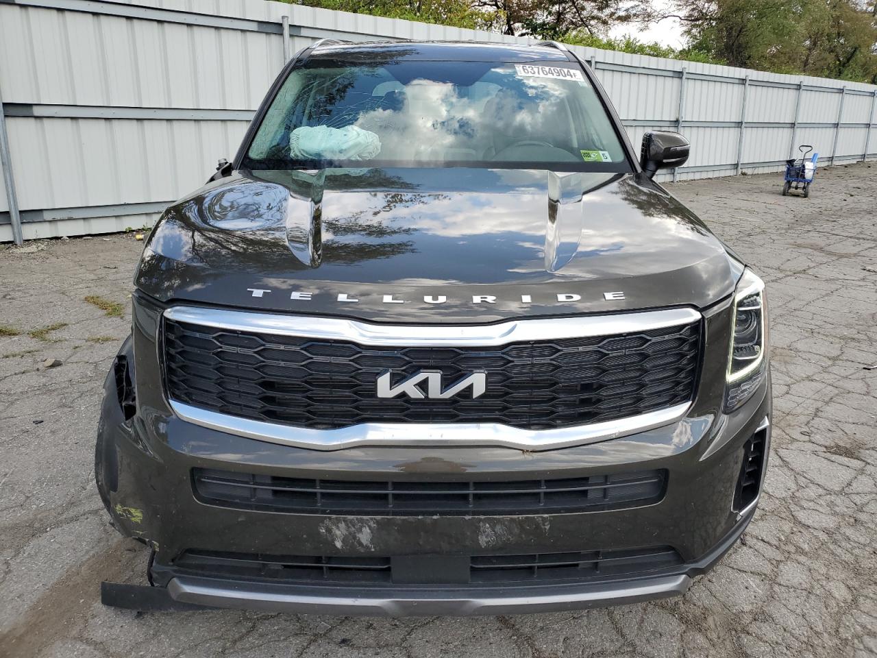 2022 KIA TELLURIDE S VIN:5XYP6DHC8NG243754