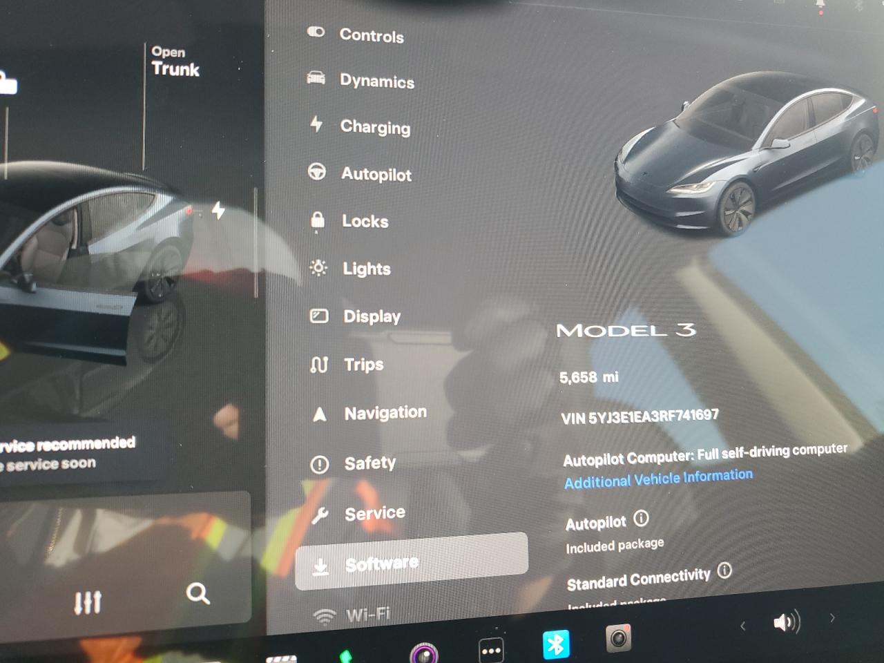2024 TESLA MODEL 3  VIN:5YJ3E1EA3RF741697