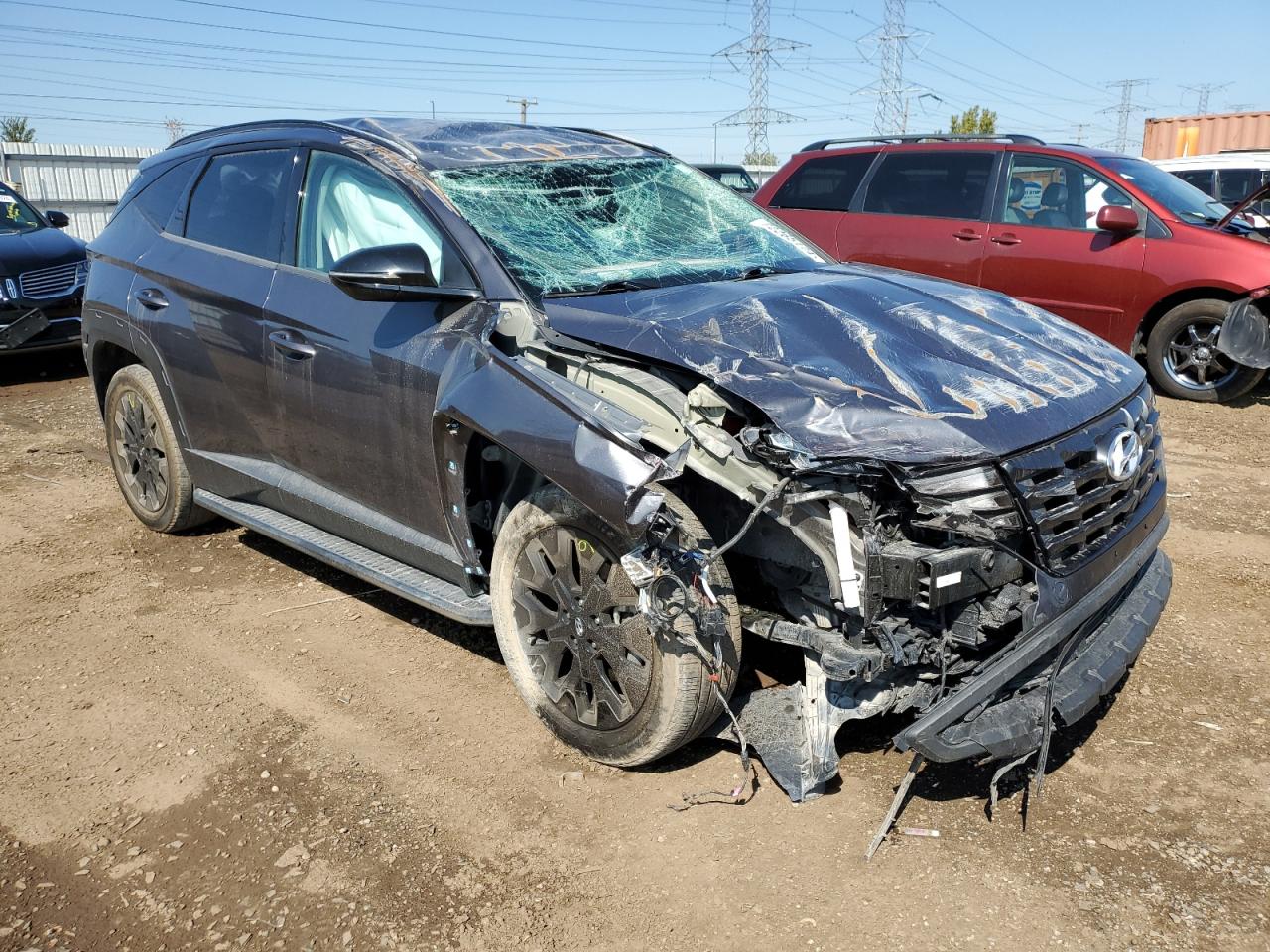 2022 HYUNDAI TUCSON N LINE VIN:KM8JFCAE1NU107343