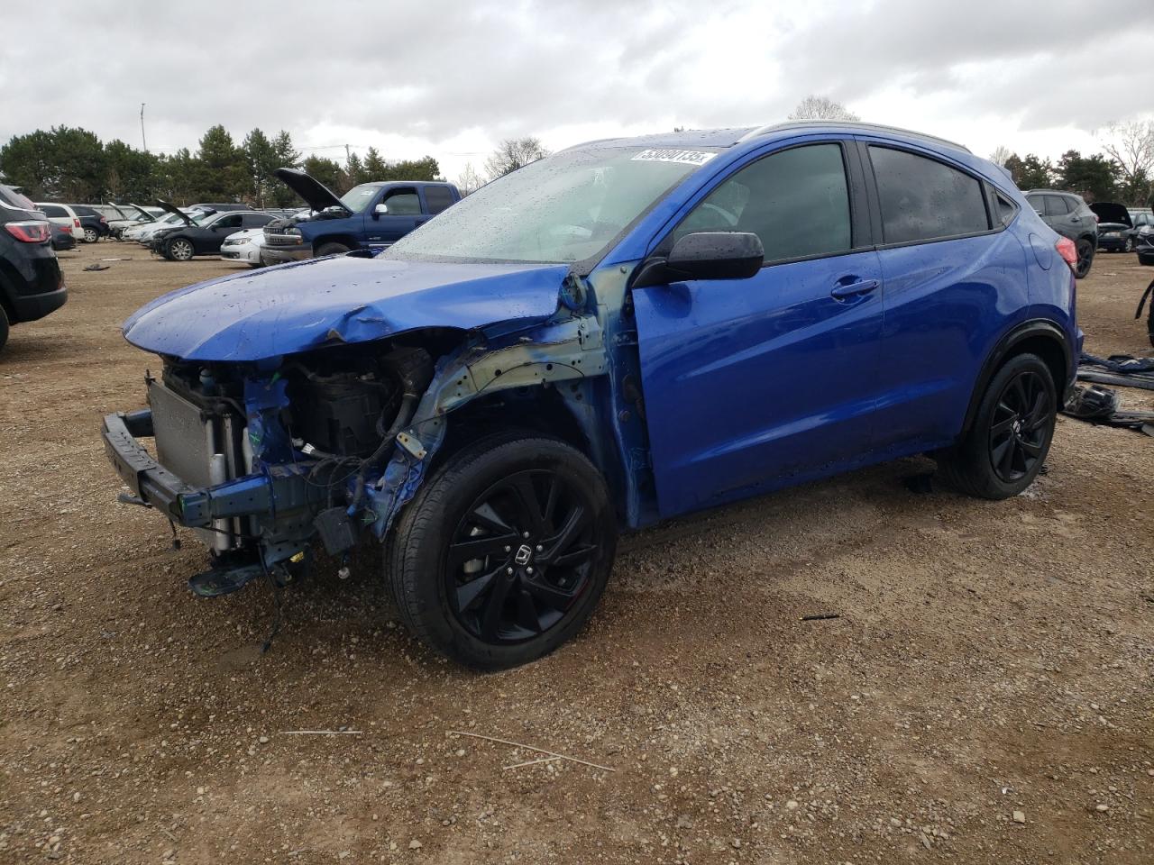 2022 HONDA HR-V SPORT VIN:3CZRU6H17NM773624