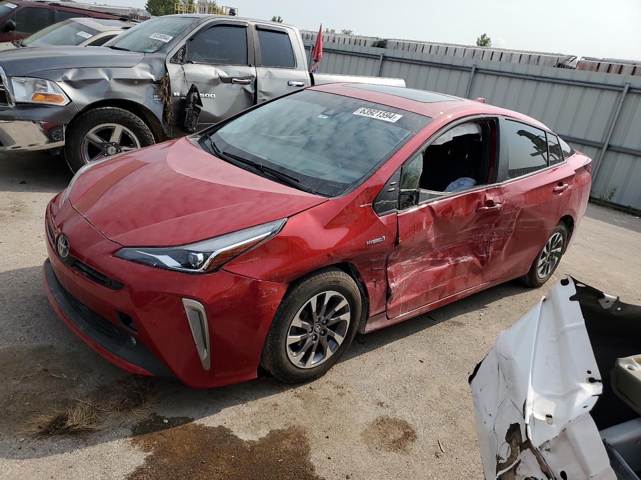 2022 TOYOTA PRIUS NIGHT SHADE VIN:JTDKAMFUXN3169116