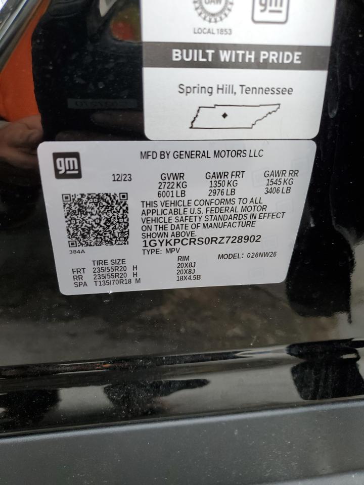 2024 CADILLAC XT6 PREMIUM LUXURY VIN:1GYKPCRS0RZ728902