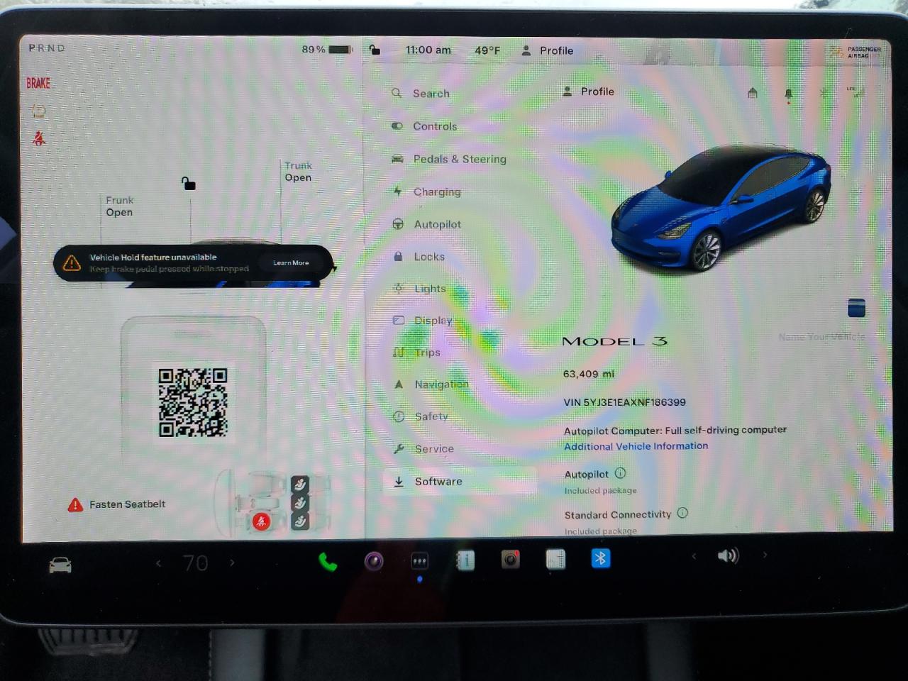 2022 TESLA MODEL 3  VIN:5YJ3E1EAXNF186399