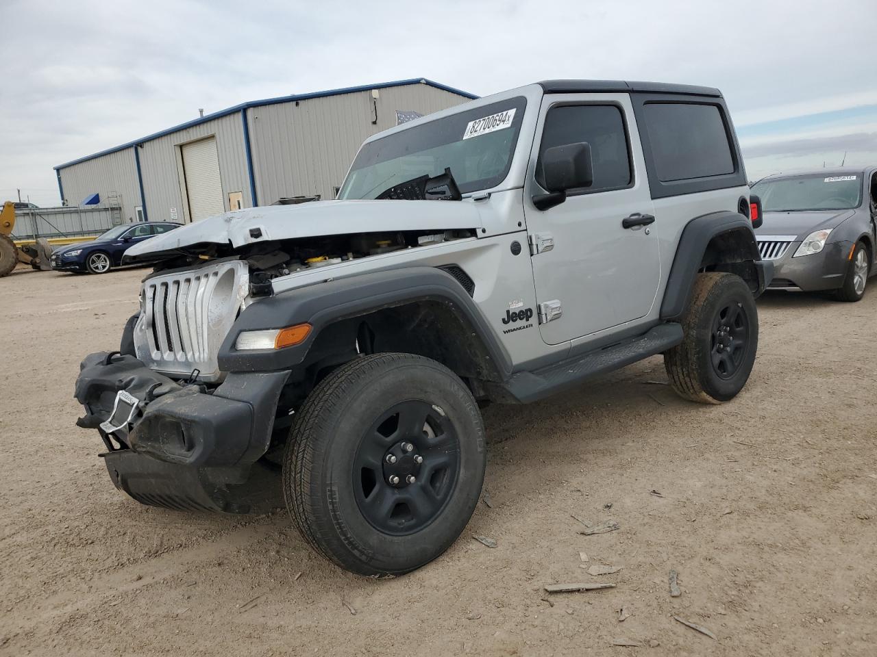 2022 JEEP WRANGLER SPORT VIN:1C4HJXAG8NW181325