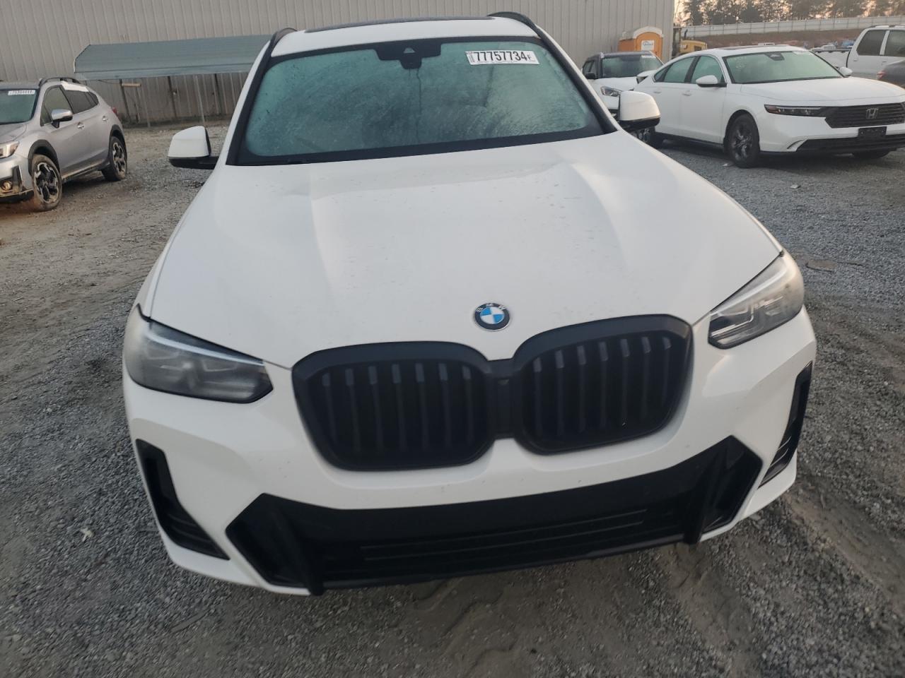 2022 BMW X3 XDRIVE30I VIN:WBX57DP06NN173081