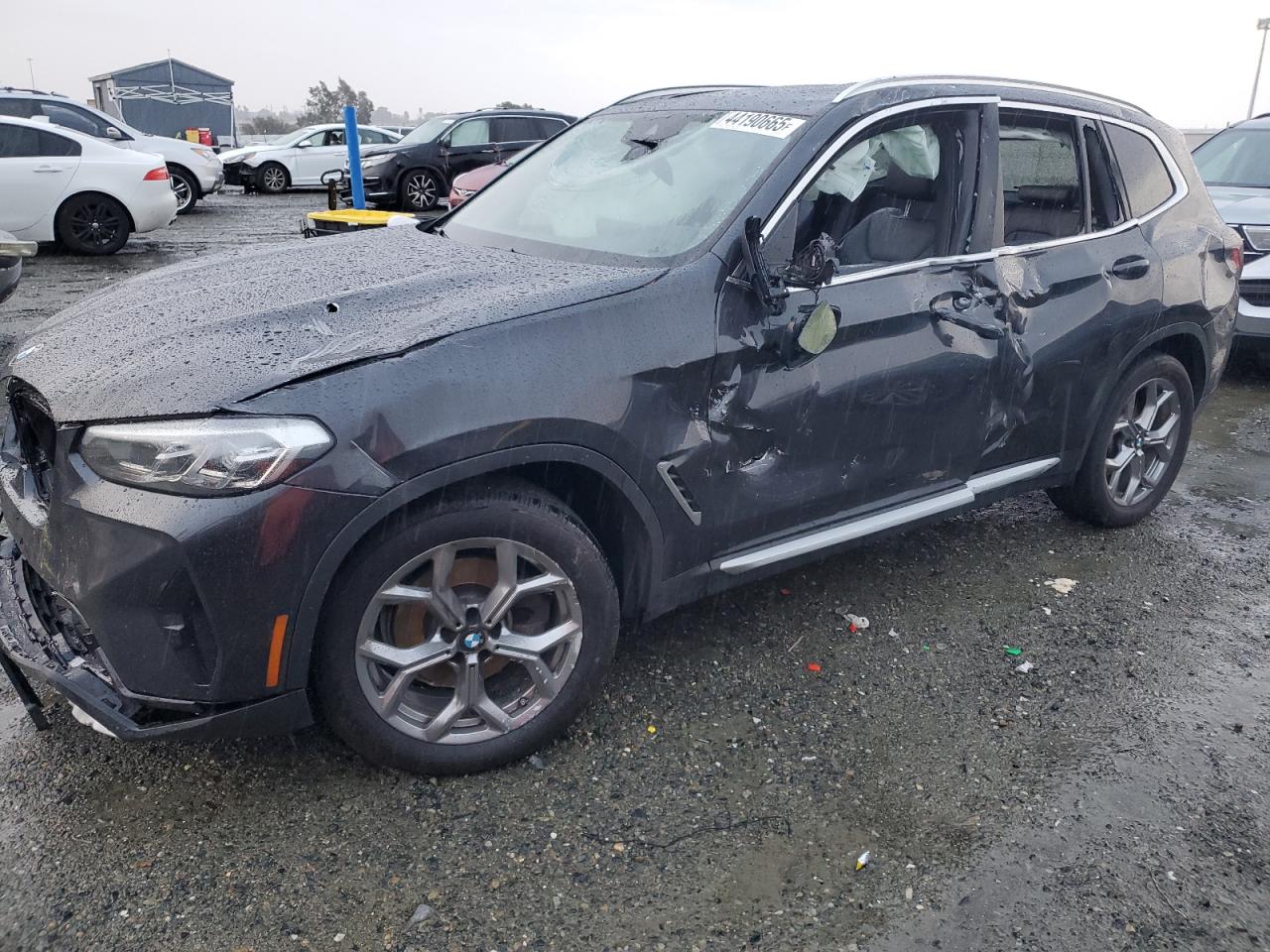 2022 BMW X3 XDRIVE30I VIN:5UX53DP02N9M92784