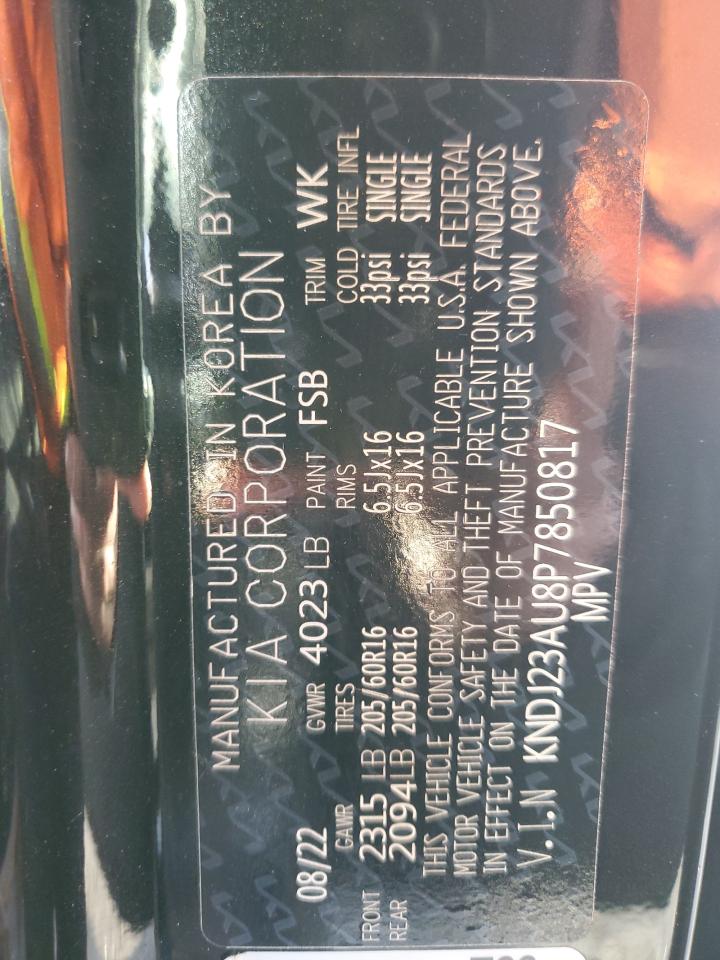 2023 KIA SOUL LX VIN:KNDJ23AU8P7850817