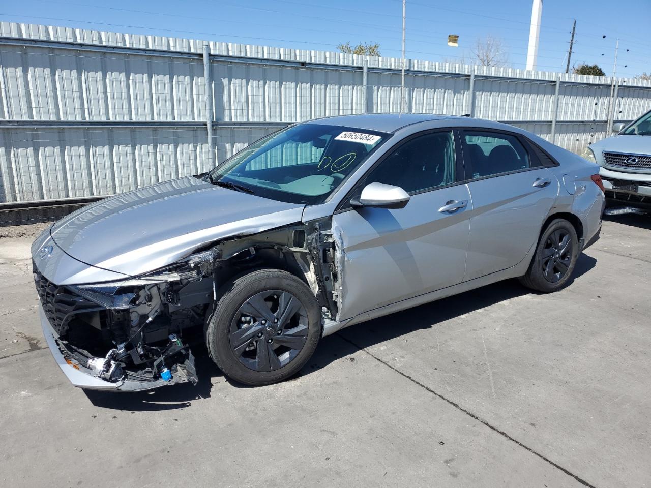2022 HYUNDAI ELANTRA SEL VIN:5NPLM4AGXNH064352