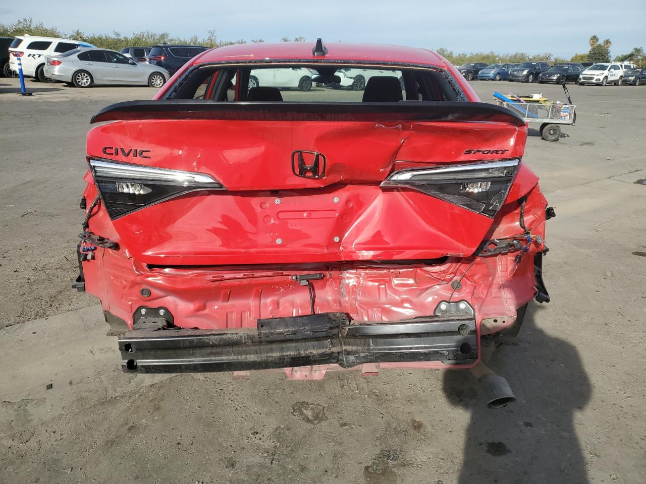 2022 HONDA CIVIC SPORT VIN:2HGFE2F50NH550846