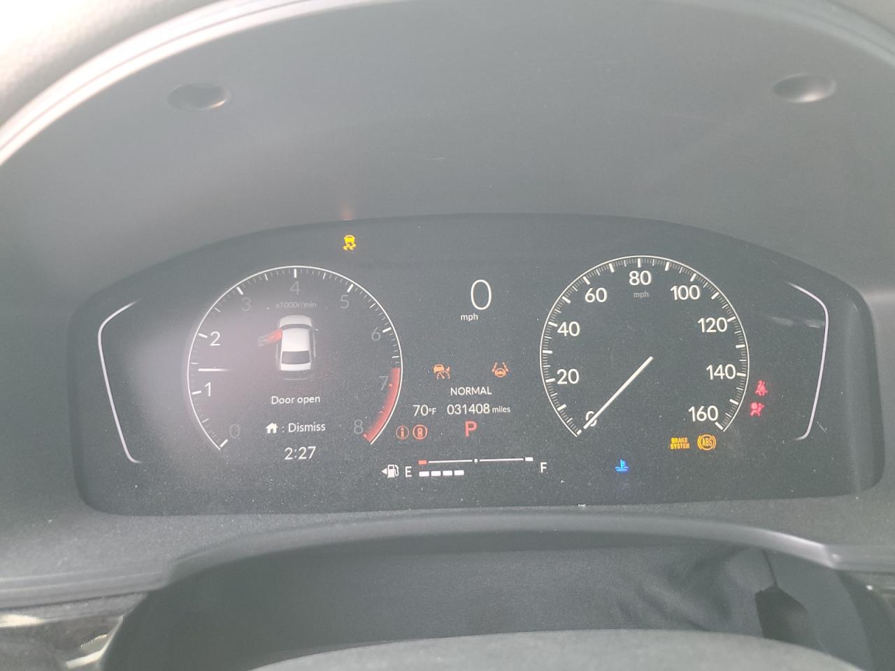 2023 HONDA CIVIC SPORT VIN:2HGFE2F5XPH511264