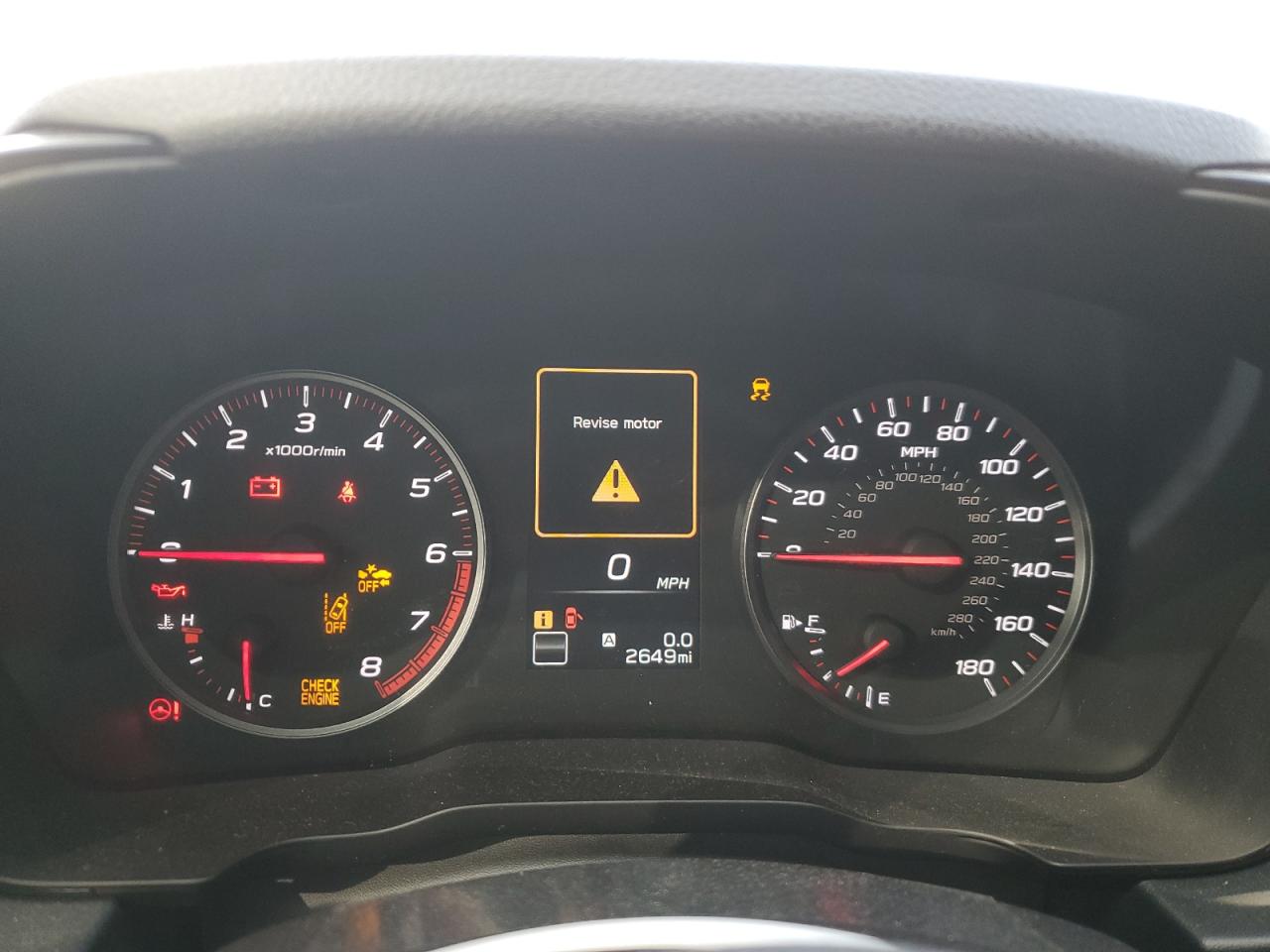 2024 SUBARU WRX  VIN:JF1VBAB60R9805163