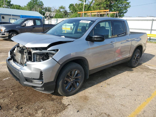 2022 HONDA RIDGELINE SPORT VIN:5FPYK3F16NB000602