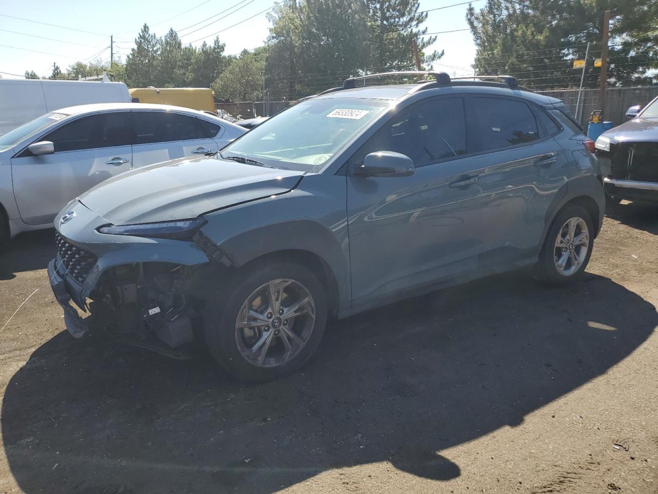 2022 HYUNDAI KONA SEL VIN:KM8K6CAB1NU922524