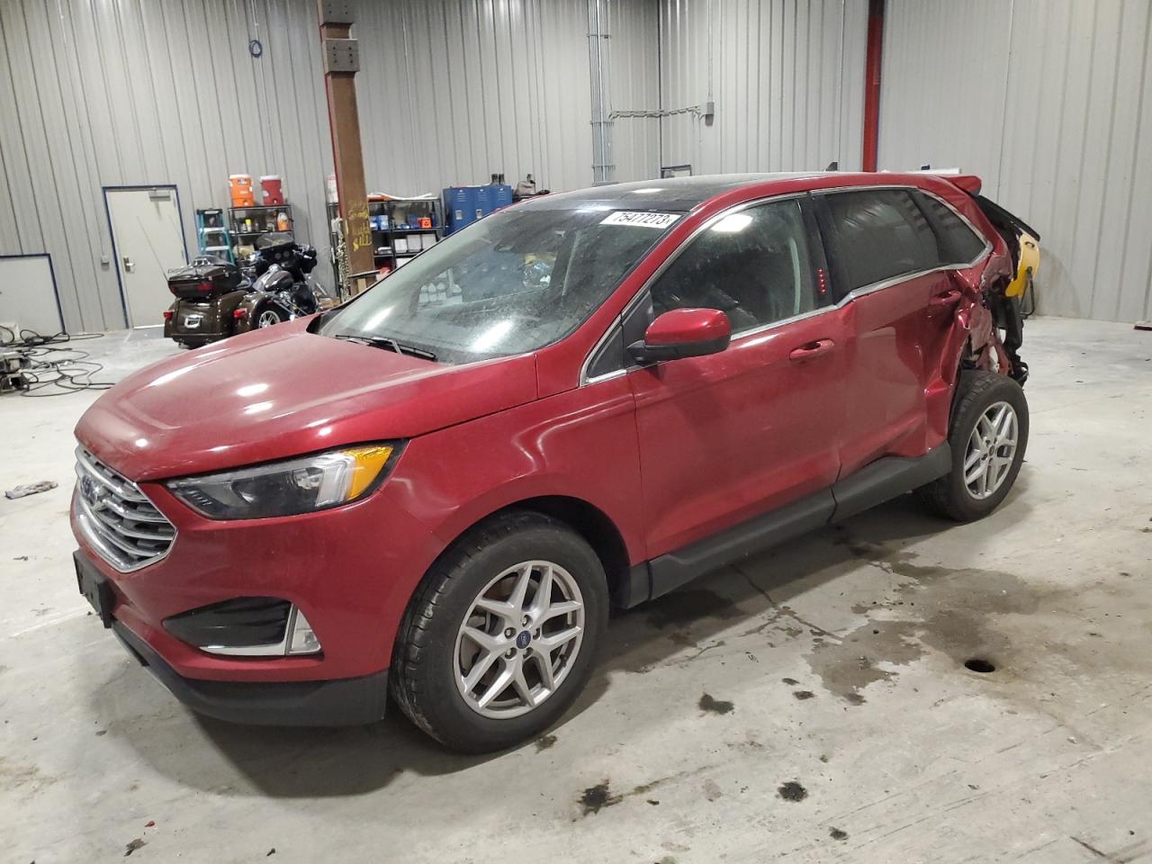 2022 FORD EDGE SEL VIN:2FMPK4J91NBA79239