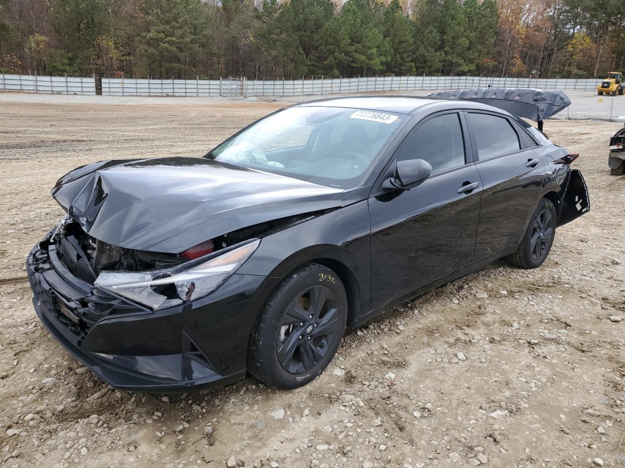 2022 HYUNDAI ELANTRA BLUE VIN:KMHLM4AJ0NU028389