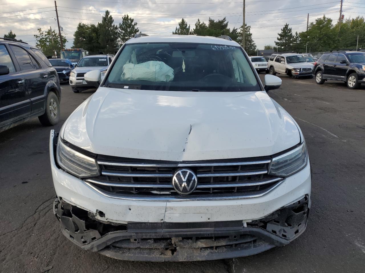 2022 VOLKSWAGEN TIGUAN S VIN:3VV0B7AXXNM117721